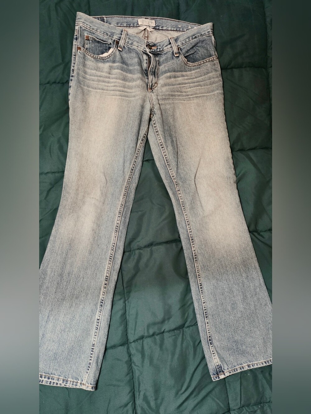 Vintage Y2K American Eagle Favorite Flare Jeans 100% Cotton 12 Long